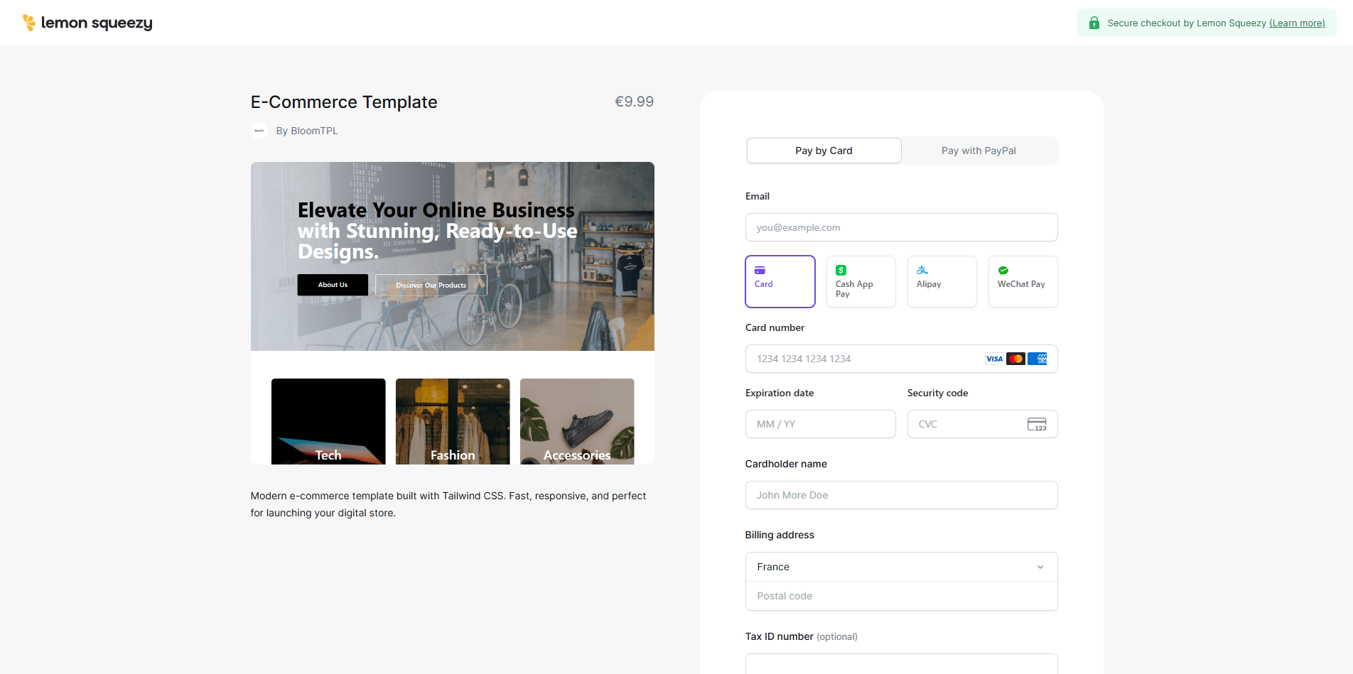 Step 02: Secure Payment Processing